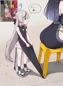 블루아카)슌 언니... 잠깐 일어나봐