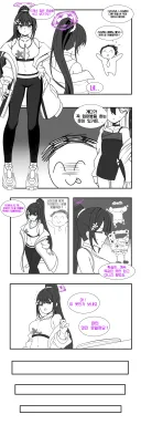 블루아카) 스미레한테 드레스 입히는 manwha