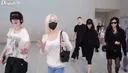 에스파 출국길 인파.twt