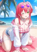 버튜버) 수영복 미코