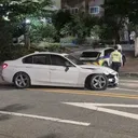 부산 강서구에서 음주운전 차량과 경찰의 추격전하다 사고