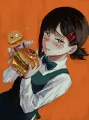 체인소맨 다같이 먹자 패밀리 버거