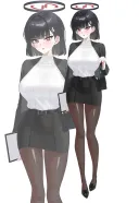 블루아카) 예쁘고 가슴 크면 단발이어도 이쁜거 아냐?