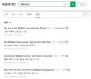 아니 네이버 독일어 사전 예문 상태들 다 왜이러는거야