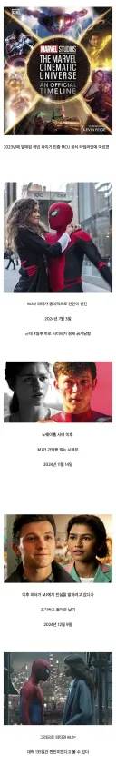 (MCU)스포)피터 파커와 MJ의 실제 사귄 기간