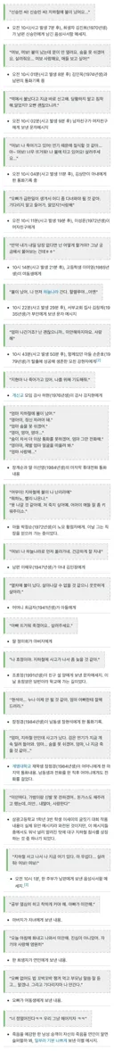 대구 지하철 참사 마지막 메세지