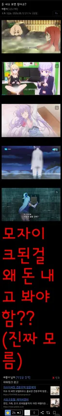 애니메이션 불법 스트리밍 사이트 막혀서 열받은 디시인.jpg