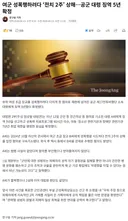 여군 성폭행 시도 공군 대령, 징역 5년 확정