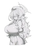 블루아카) 쪼오금 성장한 히죽히죽 교수님