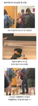 정규직이 된 교수님의 첫 수업