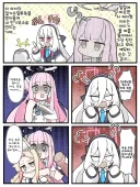 블루아카) 케이의 일거수일투족을 받아드린 미카.manhwa