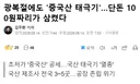 광복절에도, 태극기 부대도 단돈 100원짜리 중국산 태극기가 독식