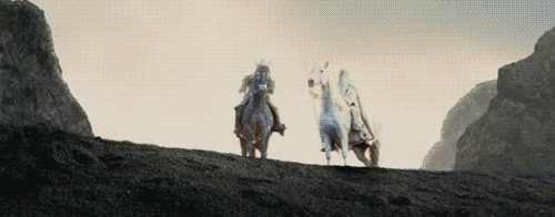 반지의 제왕 전투씬 닥전 vs 닥후.gif
