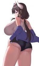후방,버튜버) 하우카우 하카순 + 골든비키니 팬아트
