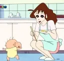 짱구 공식 설정이라 놀랬던거