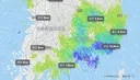 현재 남부지방 강수량 상황