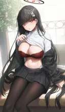 블루아카) 섹시 슬렌더면 자러 감