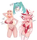후방)손가는대로 그린 그림