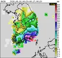 거제도 24시간 누적 강수량 800mm 육박