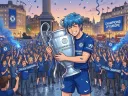 AI 이미지로 요약한 EPL 팀들의 챔스 우승 순간들