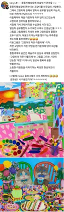 중증 자폐성 아들이 그린 고양이