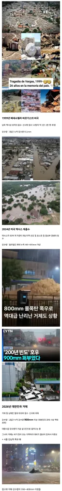 거제 강수량 900mm 엄청난거였네요
