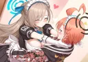블루아카) 불법문학) "네루 부장 츄-♡" "으아아아!!"