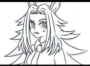 말딸)그리는 중인 만화 메노 wip