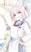 블루아카) 니코가 아침밥 해준대. 아침 먹고 가.