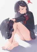 [블루아카] 이치카 예쁜 맨다리👣