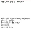 [퍼옴] 시골길에서 중침 신고당한 차량