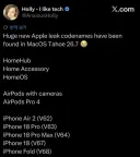 macOS 26.7에서 유출된 Apple 신규 기기들....