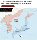레딧에 올라온 한국전 이후 대체역사 지도