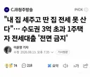 1주택자 수도권 3억초과 전세대출 금지