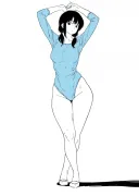 체조를 하는 와타모테 친구들