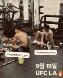 UFC) 시합 준비중인 최두호 유주상