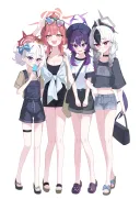 블루아카) 밝고 건전한 학생들