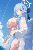 [블루아카] 흰색 비키니 미네 단장