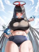 블루아카) 물 주는 리오