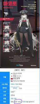 블루아카) 마코토 프로필 보다 깜짝 놀란 거