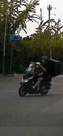 퇴근길 미친 오토바이 보고 깜짝놀람