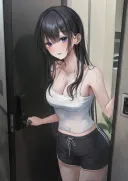 머리 다 못 말린 거 같은 짤녀