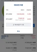비트코인 오르길래 어제 조금 담아봤는데