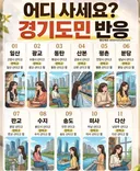 어디사세요? 경기도 민 반응 모음