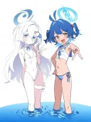 블루아카)이 아이들이 앞으로의 블루아카를 책임질 산업?역군이야.