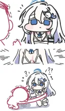 블루아카) 젖...젖이 없어!!!