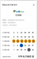 로또 당첨됐어.... 손이 벌벌 떨려....