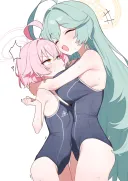 블루아카) 유메 선배 때문에 숨 막히는 호시노