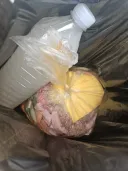 김네집 부대찌개 포장해서 집 간다.