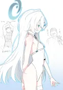 블루아카) 섹시 슬렌더 사유리